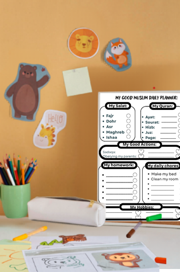 My Good Muslim Daily Planner For Girls