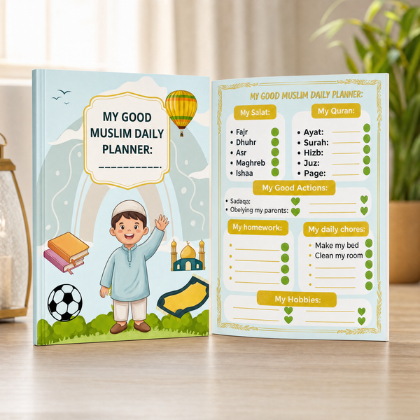 My Good Muslim Daily Planner -Boys edtion-
