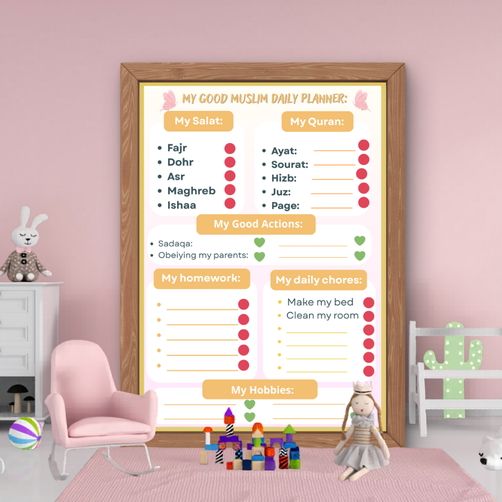 My Good Muslim Daily Planner For Girls