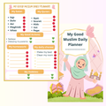 My Good Muslim Daily Planner For Girls